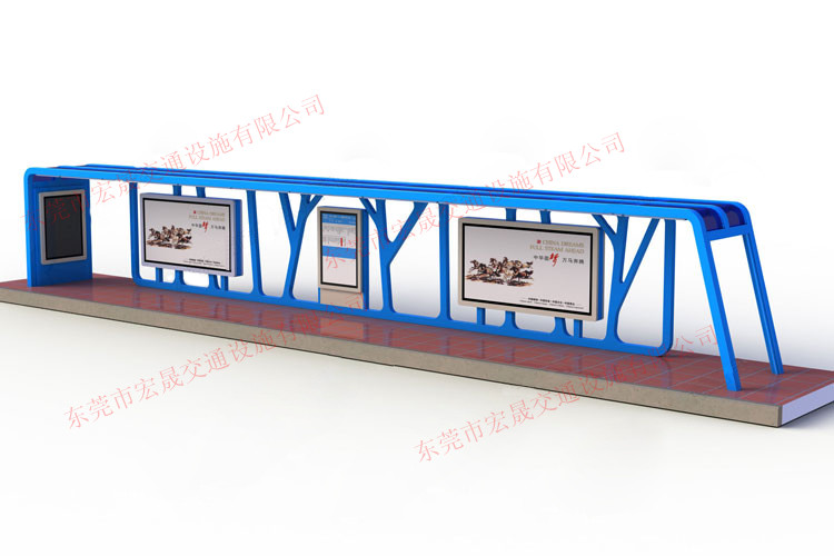 珠海橫琴島公交候車亭制作安裝